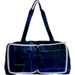 Screen Glitch Broken  Crack  Fracture  Glass Pattern Multi Function Bag