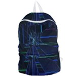 Screen Glitch Broken  Crack  Fracture  Glass Pattern Foldable Lightweight Backpack