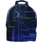 Screen Glitch Broken  Crack  Fracture  Glass Pattern Mini Full Print Backpack