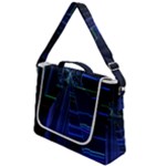 Screen Glitch Broken  Crack  Fracture  Glass Pattern Box Up Messenger Bag