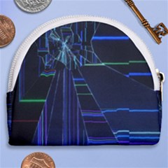 Horseshoe Style Canvas Pouch 
