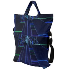 Fold Over Handle Tote Bag 