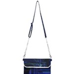 Screen Glitch Broken  Crack  Fracture  Glass Pattern Mini Crossbody Handbag