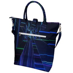 Buckle Top Tote Bag 