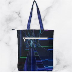 Double Zip Up Tote Bag 
