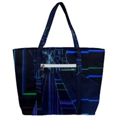 Zip Up Canvas Bag 