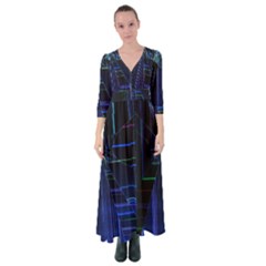 Button Up Maxi Dress 