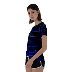 Short Sleeve Open Back T-Shirt 