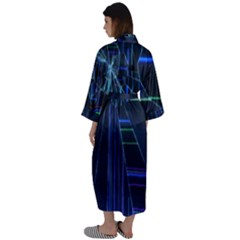 Maxi Satin Kimono 