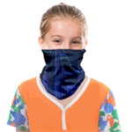 Screen Glitch Broken  Crack  Fracture  Glass Pattern Face Covering Bandana (Kids)