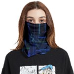 Screen Glitch Broken  Crack  Fracture  Glass Pattern Face Covering Bandana (Two Sides)