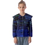 Screen Glitch Broken  Crack  Fracture  Glass Pattern Kids  Peter Pan Collar Blouse