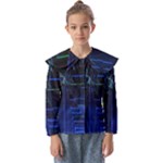 Screen Glitch Broken  Crack  Fracture  Glass Pattern Kids  Peter Pan Collar Blouse