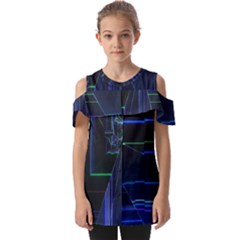 Fold Over Open Sleeve Top 
