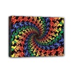 Deadhead Bears Band  Colorsdead Head Grateful Dead Pattern Mini Canvas 7  x 5  (Stretched)