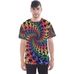 Deadhead Bears Band  Colorsdead Head Grateful Dead Pattern Men s Sport Mesh Tee