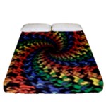 Deadhead Bears Band  Colorsdead Head Grateful Dead Pattern Fitted Sheet (Queen Size)