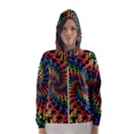 Deadhead Bears Band  Colorsdead Head Grateful Dead Pattern Women s Hooded Windbreaker