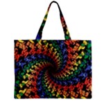 Deadhead Bears Band  Colorsdead Head Grateful Dead Pattern Zipper Mini Tote Bag