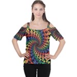 Deadhead Bears Band  Colorsdead Head Grateful Dead Pattern Cutout Shoulder Tee