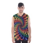 Deadhead Bears Band  Colorsdead Head Grateful Dead Pattern Men s Basketball Tank Top