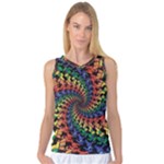 Deadhead Bears Band  Colorsdead Head Grateful Dead Pattern Women s Basketball Tank Top