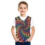 Deadhead Bears Band  Colorsdead Head Grateful Dead Pattern Kids  Basketball Tank Top