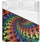 Deadhead Bears Band  Colorsdead Head Grateful Dead Pattern Duvet Cover (King Size)