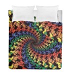 Deadhead Bears Band  Colorsdead Head Grateful Dead Pattern Duvet Cover Double Side (Full/ Double Size)