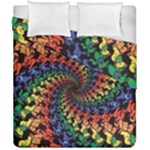 Deadhead Bears Band  Colorsdead Head Grateful Dead Pattern Duvet Cover Double Side (California King Size)