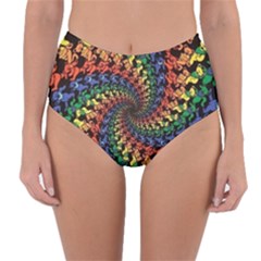 Reversible High-Waist Bikini Bottoms 