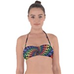 Deadhead Bears Band  Colorsdead Head Grateful Dead Pattern Halter Bandeau Bikini Top