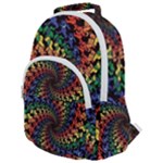 Deadhead Bears Band  Colorsdead Head Grateful Dead Pattern Rounded Multi Pocket Backpack