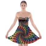 Deadhead Bears Band  Colorsdead Head Grateful Dead Pattern Strapless Bra Top Dress