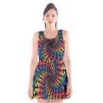 Deadhead Bears Band  Colorsdead Head Grateful Dead Pattern Scoop Neck Skater Dress