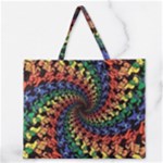 Deadhead Bears Band  Colorsdead Head Grateful Dead Pattern Zipper Large Tote Bag