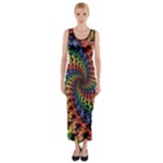 Deadhead Bears Band  Colorsdead Head Grateful Dead Pattern Fitted Maxi Dress