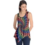 Deadhead Bears Band  Colorsdead Head Grateful Dead Pattern Sleeveless Tunic