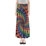 Deadhead Bears Band  Colorsdead Head Grateful Dead Pattern Full Length Maxi Skirt