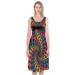 Deadhead Bears Band  Colorsdead Head Grateful Dead Pattern Midi Sleeveless Dress