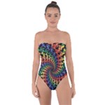 Deadhead Bears Band  Colorsdead Head Grateful Dead Pattern Tie Back One Piece Swimsuit