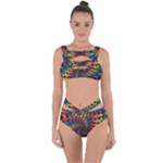 Deadhead Bears Band  Colorsdead Head Grateful Dead Pattern Bandaged Up Bikini Set 