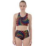 Deadhead Bears Band  Colorsdead Head Grateful Dead Pattern Racer Back Bikini Set