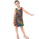 Deadhead Bears Band  Colorsdead Head Grateful Dead Pattern Kids  Sleeveless Dress