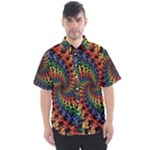 Deadhead Bears Band  Colorsdead Head Grateful Dead Pattern Men s Short Sleeve Shirt