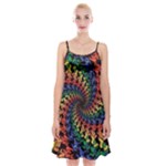 Deadhead Bears Band  Colorsdead Head Grateful Dead Pattern Spaghetti Strap Velvet Dress