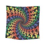 Deadhead Bears Band  Colorsdead Head Grateful Dead Pattern Square Tapestry (Small)