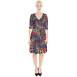 Deadhead Bears Band  Colorsdead Head Grateful Dead Pattern Wrap Up Cocktail Dress