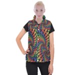 Deadhead Bears Band  Colorsdead Head Grateful Dead Pattern Women s Button Up Vest