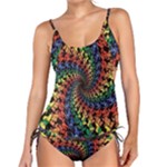 Deadhead Bears Band  Colorsdead Head Grateful Dead Pattern Tankini Set